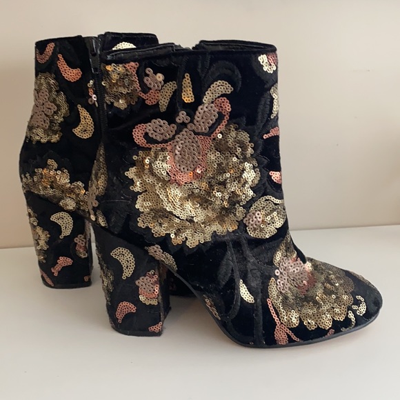 Aldo sequin booties sz 8.5 - Picture 4 of 7